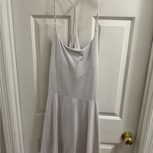 White athletic dress with pockets